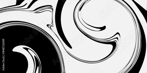 Circle shape modern art spinning paint centered whirpool color splash background in frame