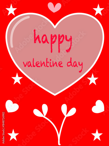 valentine background with hearts