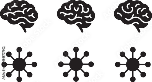Brain Virus Infection Concept