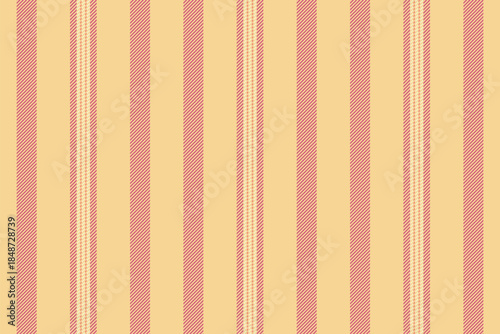 Classic stripe pattern in mellow peach and red. Versatile textile design for backgrounds, fashion, home decor, and branding projects needing a warm, inviting touch.