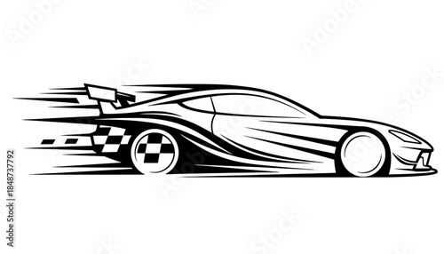 Automotive Car Line Art Vector Icons
