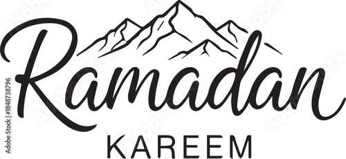 ramadan kareem calligraphy,