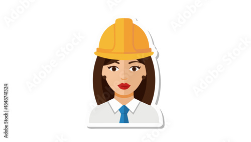 female construction worker