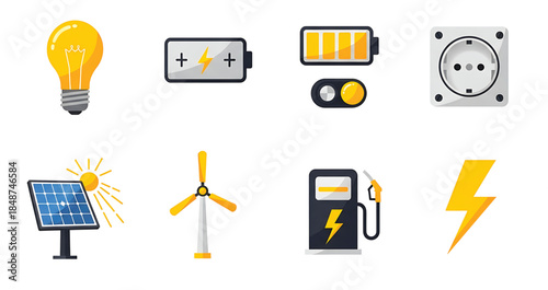 Energy and Power Icons Collection