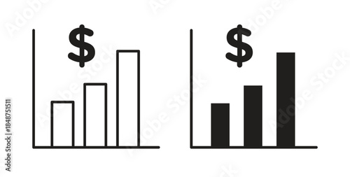 Chat arrow grow icons designs can be used for mobile, ui, websites