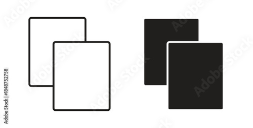 Copy icons designs can be used for mobile, ui, websites