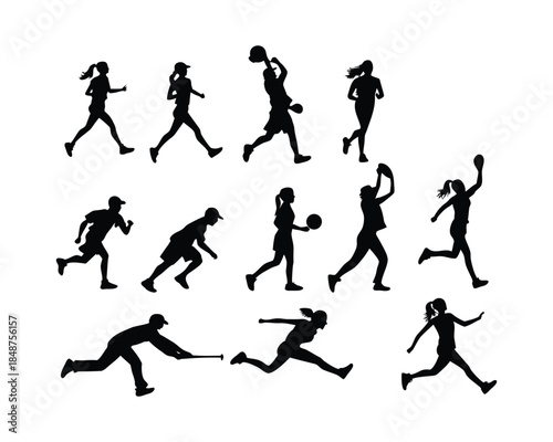 Human Movement and Fitness Activities Concept – Exercise, Running, Walking and Gym Training