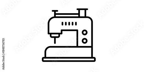 Modern sewing machine for creative projects and fashion design