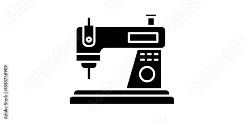 Modern sewing machine in sleek design for creative projects
