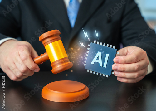 Fotografie Attempts to legally regulate AI in business and society