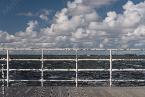 BALUSTRADE - Protection on the walking pier against falling into the water
