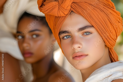 Content Group Friends Diversity People Portrait