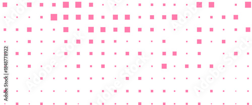 Vector new style pink geometric squares technology pattern design