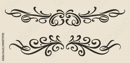 Elegant floral design accents