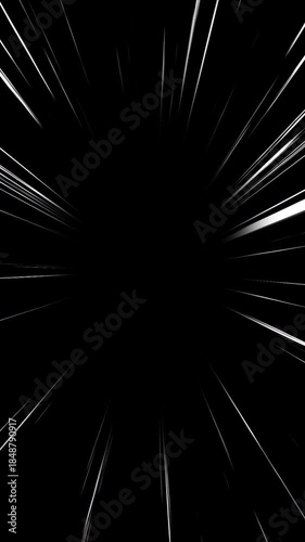 Dynamic Fast Comic Book Speed Burst Animation 4K