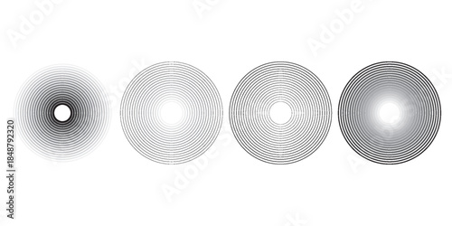 Set of halftone dots pattern texture isolated on white background. Dotted spots using halftone circle dot raster texture collection. Vector half tone collection.