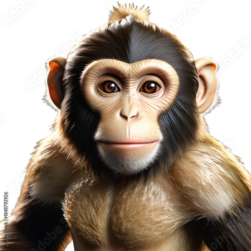 Monkey in the jungle