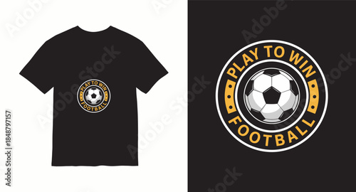 Soccer football vector t-shirt design