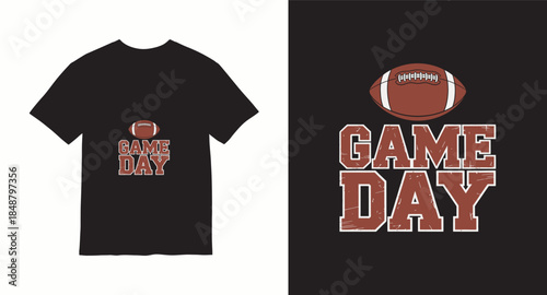 Football vector t-shirt design