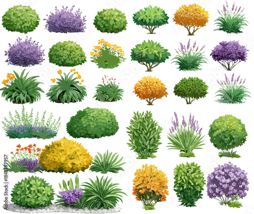 Architectural Garden Entourage