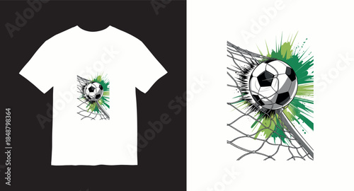 Soccer football vector t-shirt design