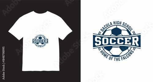 Soccer football vector t-shirt design