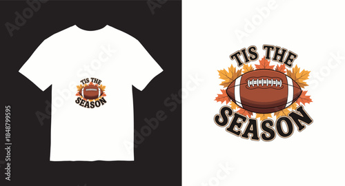 Football vector t-shirt design