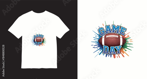 Football vector t-shirt design