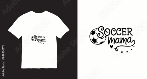 Soccer football vector t-shirt design