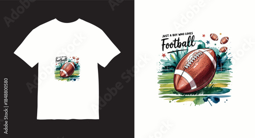 Football vector t-shirt design