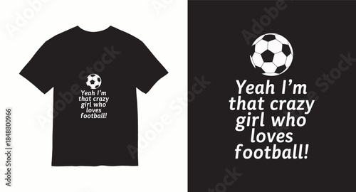 Soccer football vector t-shirt design