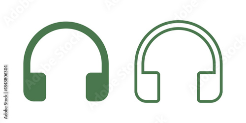 Headphone icon vector illustration