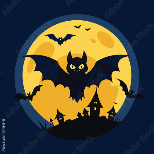 halloween background with pumpkin