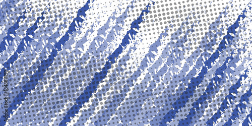 Abstract blue and white background is a bright pattern with gradient, with metal texture of floor and wall, dark blue soft technology diagonal background.