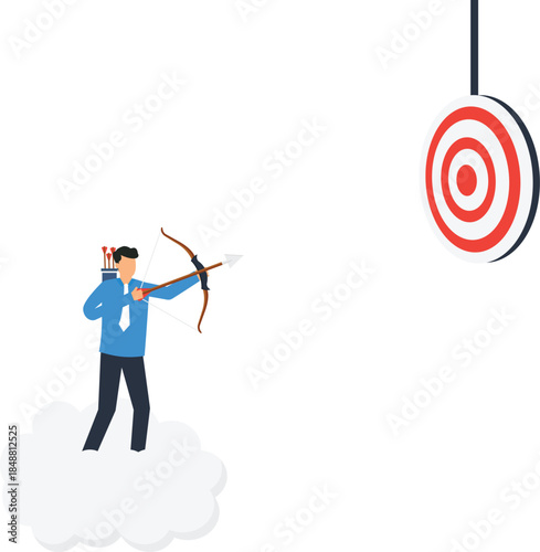 Mental health concept of a confused man inside an open head with tangled thoughts representing anxiety disorder emotional stress psychological problem inner chaos mental block and burnout