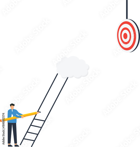 Confused businessman with tangled thoughts and question mark, business problem solving, mental health stress, anxiety concept, corporate challenge, decision making dilemma