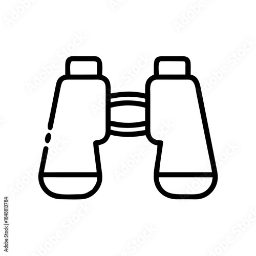 Hobby binoculars icon transparent background