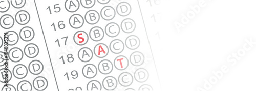 multiple choice answer paper