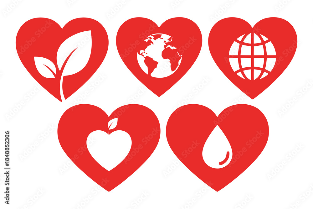 Fototapeta premium Sustainability icons