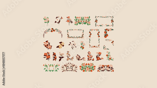  Red Green and Yellow Folksy Christmas Somber Greetings Christmas Presentation