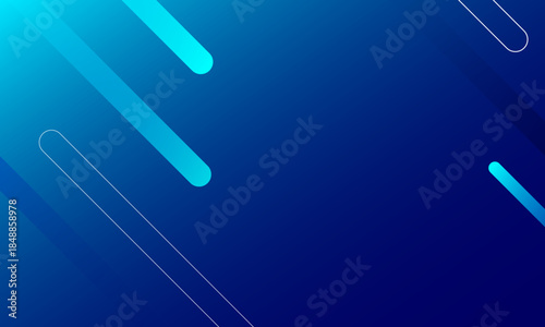 Abstract blue background with diagonal lines. Vector illustration