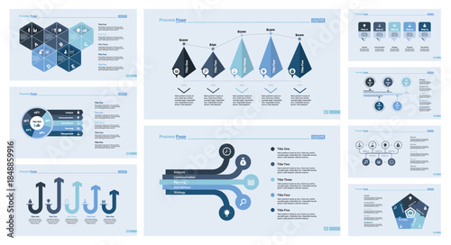 Nine Planning Slide Template Set