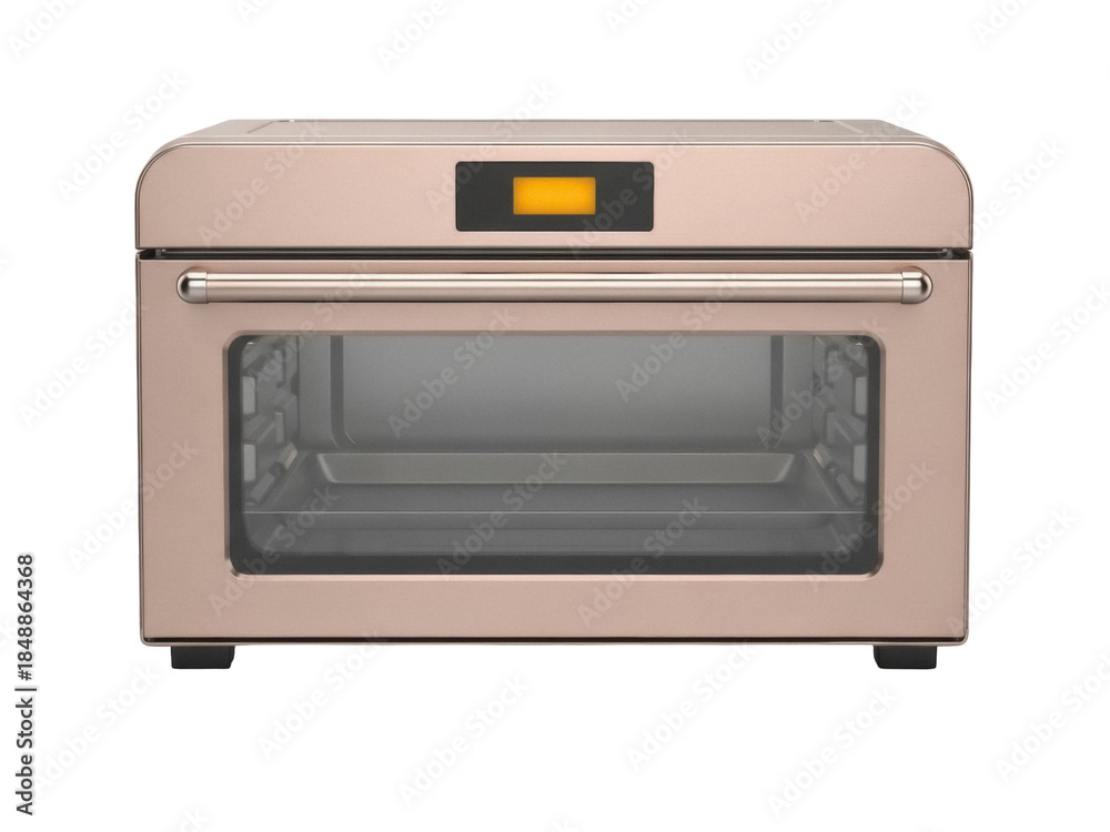 Fototapeta premium Isolated convection oven, kitchen appliance for baking, toasting, roasting, and cooking food