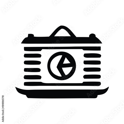 Retro Camera Icon for Photography Enthusiasts and Vintage Camera Collectors