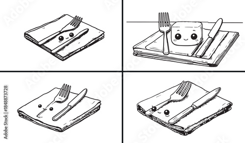 Cake Slice Vector, Dessert Illustration Art, Bakery Cake Design, Sweet Food Icons, Hand Drawn Cake Sketch, Pastry Illustration Set, Cafe Dessert Vector, Cake Icon Collection, Food Illustration Pack, D