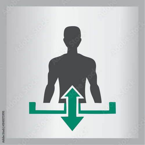 Illustration vectorielle du concept d’équilibre global – santé, vie, business et environnement