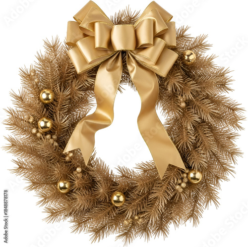 Luxury Christmas Wreath Collection on White Background