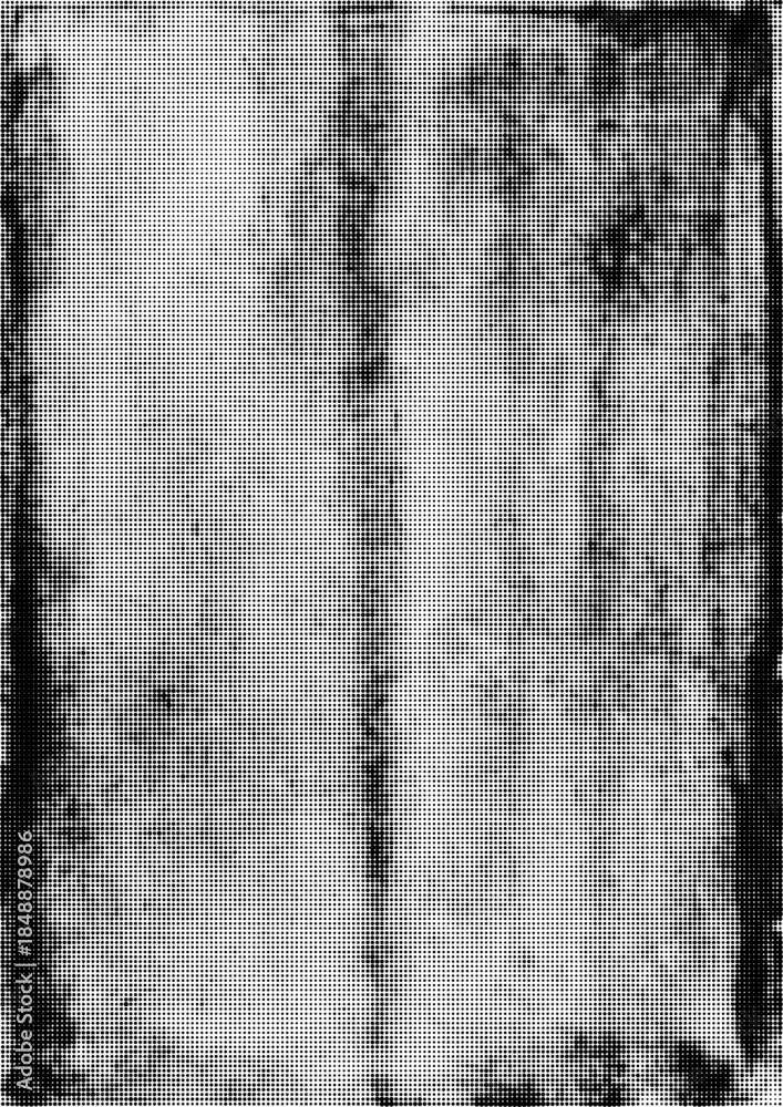 Obraz premium Large vector halftone grunge texture with a transparent background