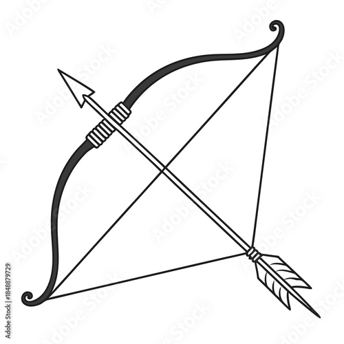 Classic bow and arrow