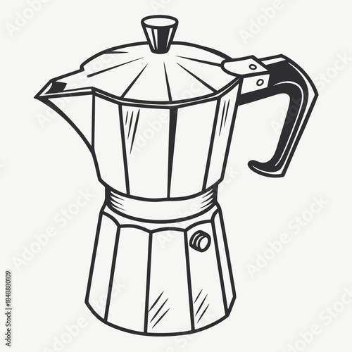 Classic stovetop coffee maker